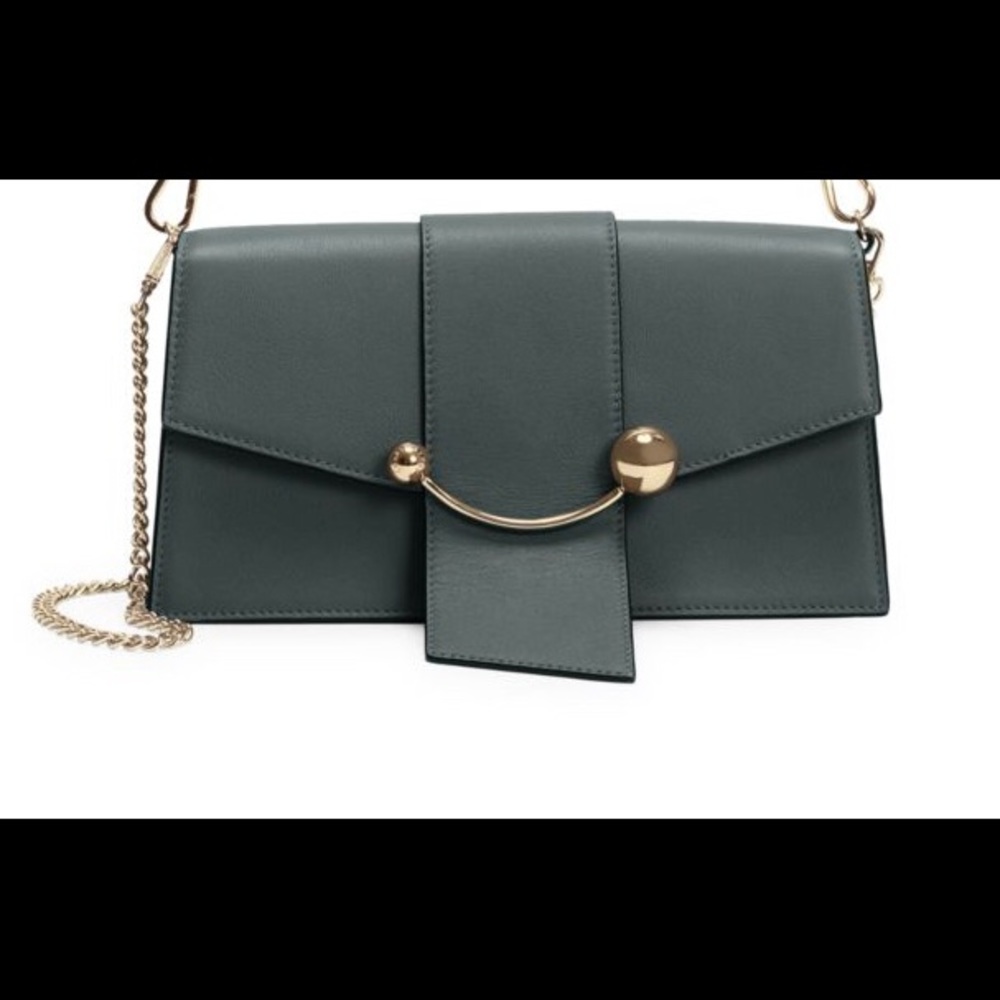 NWOT Strathberry Crescent bag in Bottle Green